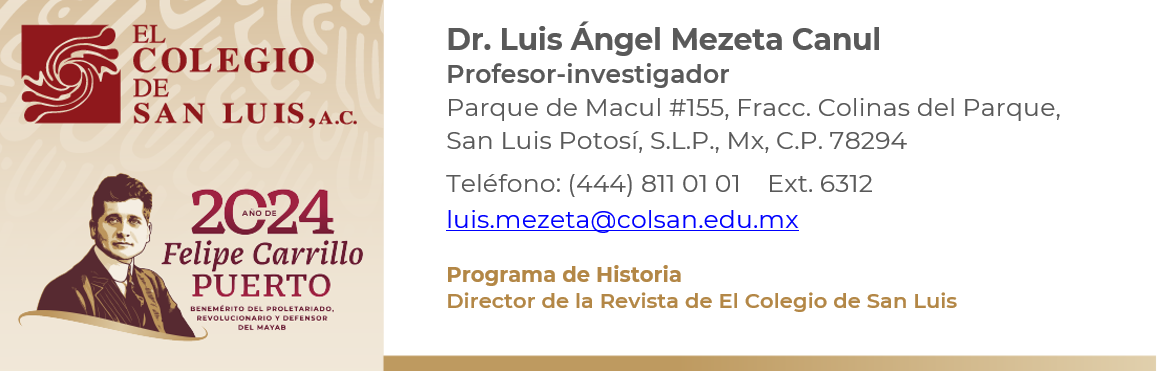 					View Vol. 1 No. 1 (1): Revista de Luis Mezeta
				